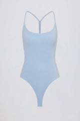 Cut-Out Bodysuit in Sky