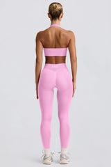 Define Luxe High-Waist Leggings in Bubblegum Pink