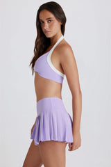 Soft Active Low-Rise Pleated Tennis Skort in Lilac