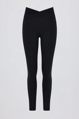 Soft Active Full-Length Pocket Leggings in Black