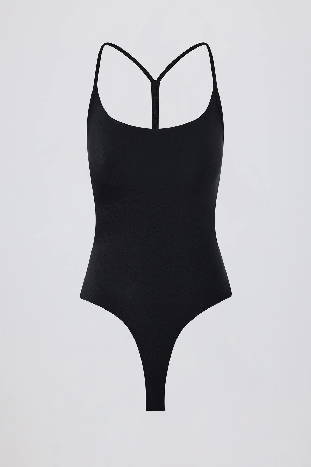 Cut-Out Bodysuit in Black