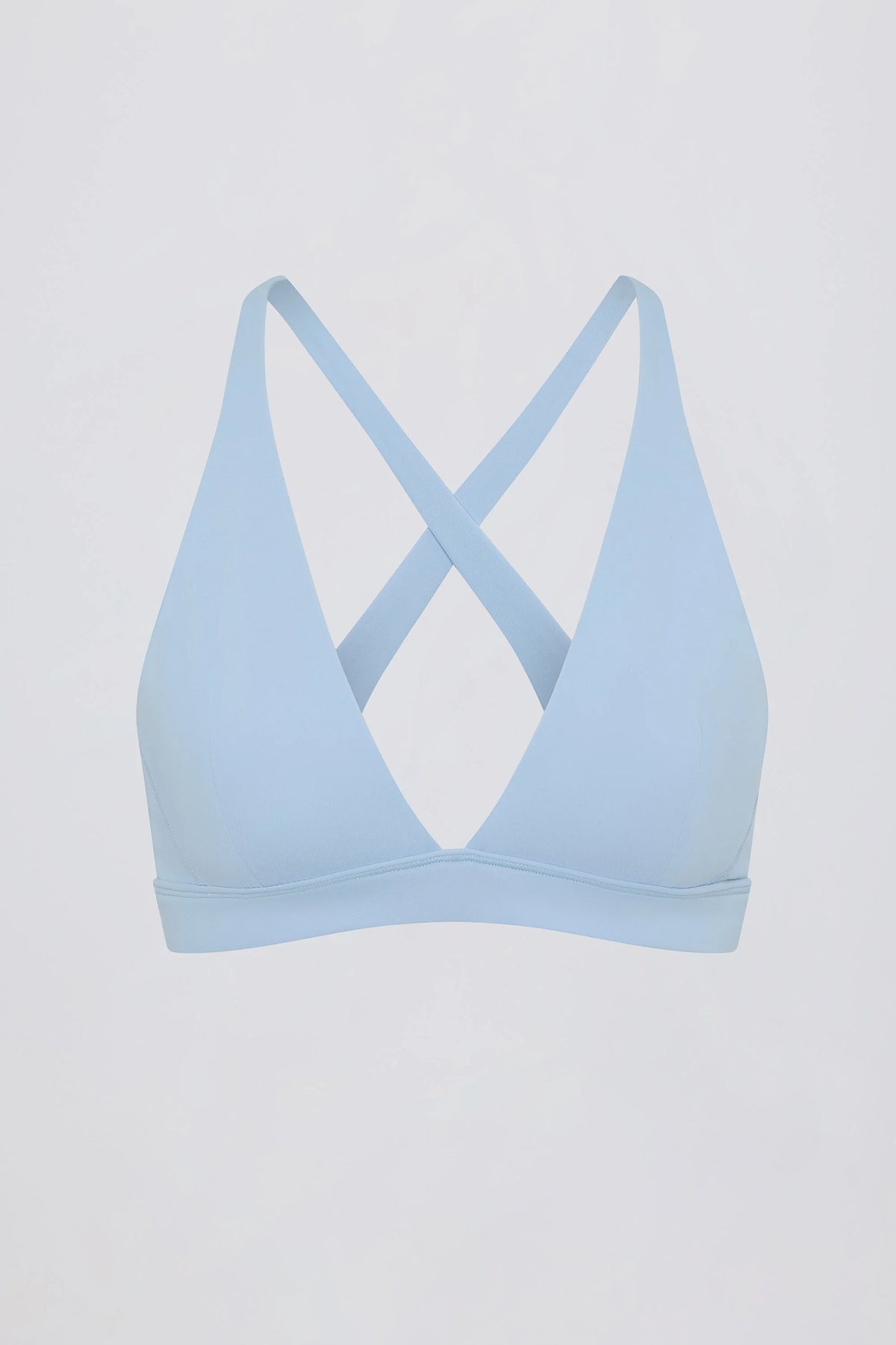 Soft Active Cross-Back Sports Bra in Sky