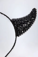 Devil Horns Headband in Black