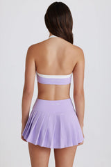 Soft Active Low-Rise Pleated Tennis Skort in Lilac